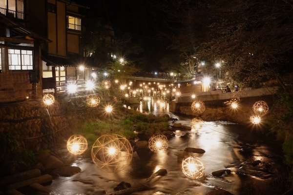 黒川温泉,湯あかり,画像