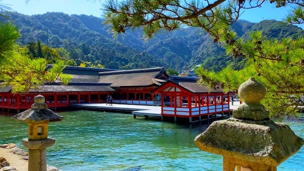 厳島神社 満潮時,画像