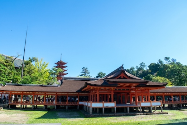 厳島神社 干潮時,画像