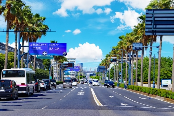 舞浜の道路,画像